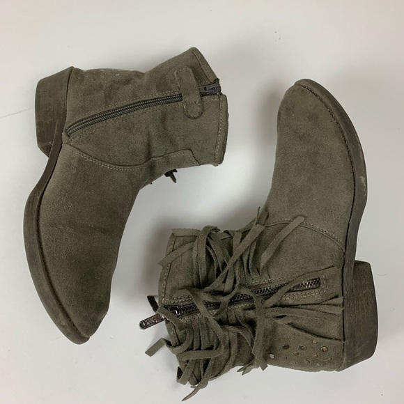 Circus by Sam Edelman Gray Suede Ankle Boots - Picture 8 of 8